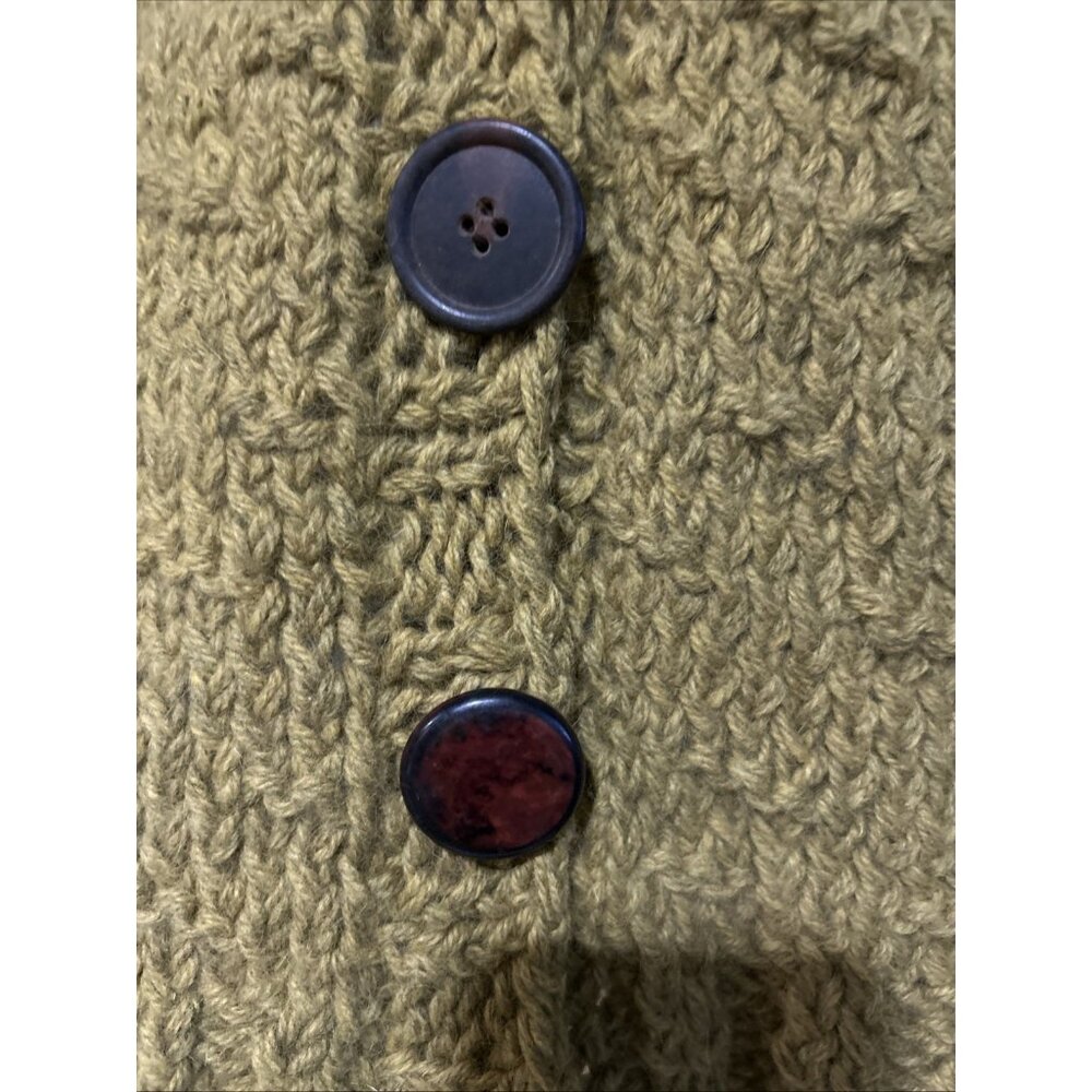 French Angora Wool Boho Hippie Chunky Knit Sweater Vest Art to Wear Large XL New - Picture 5 of 15